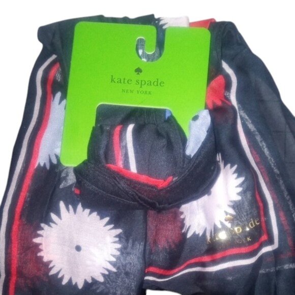 Kate Spade Pop Flower Scarf | NWT - Picture 1 of 5